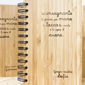 Quaderno in bambù